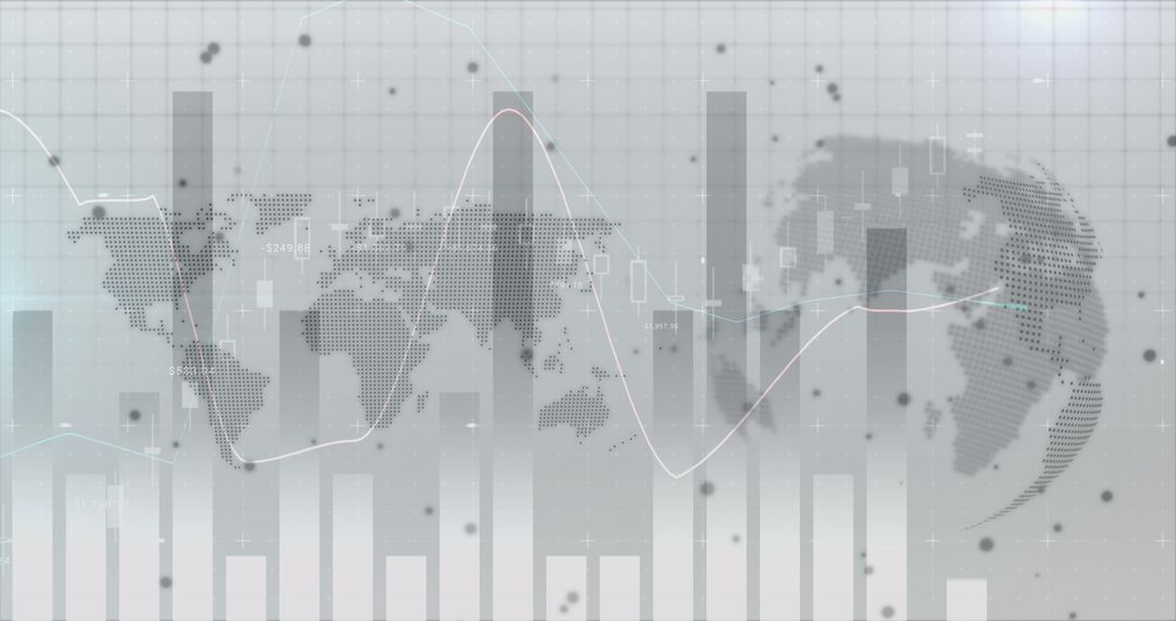 global data processing in virtual environment - Free Images, Stock Photos and Pictures on Pikwizard.com