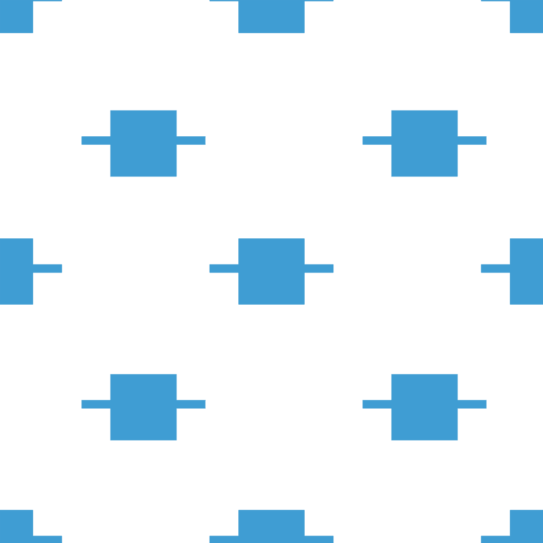 Abstract Transparent Pattern with Blue Geometric Shapes