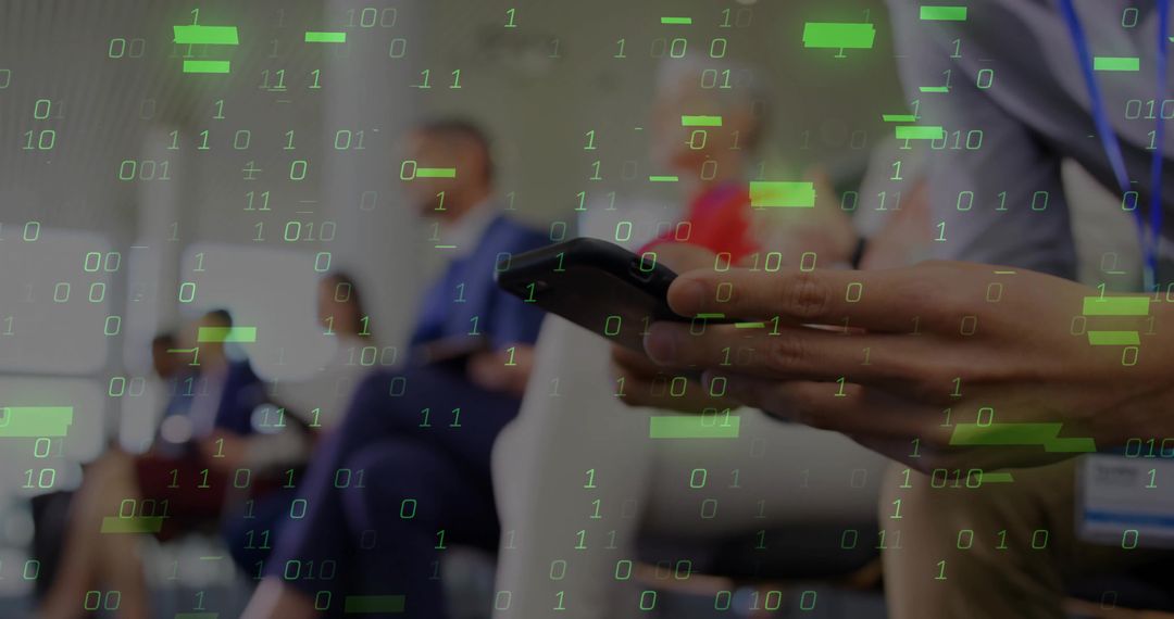 Digital Workforce Collaborating in High-Tech Environment