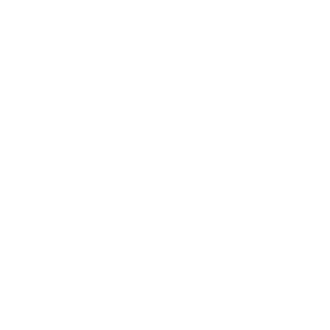 Plain White Ribbon Banner on Transparent Background