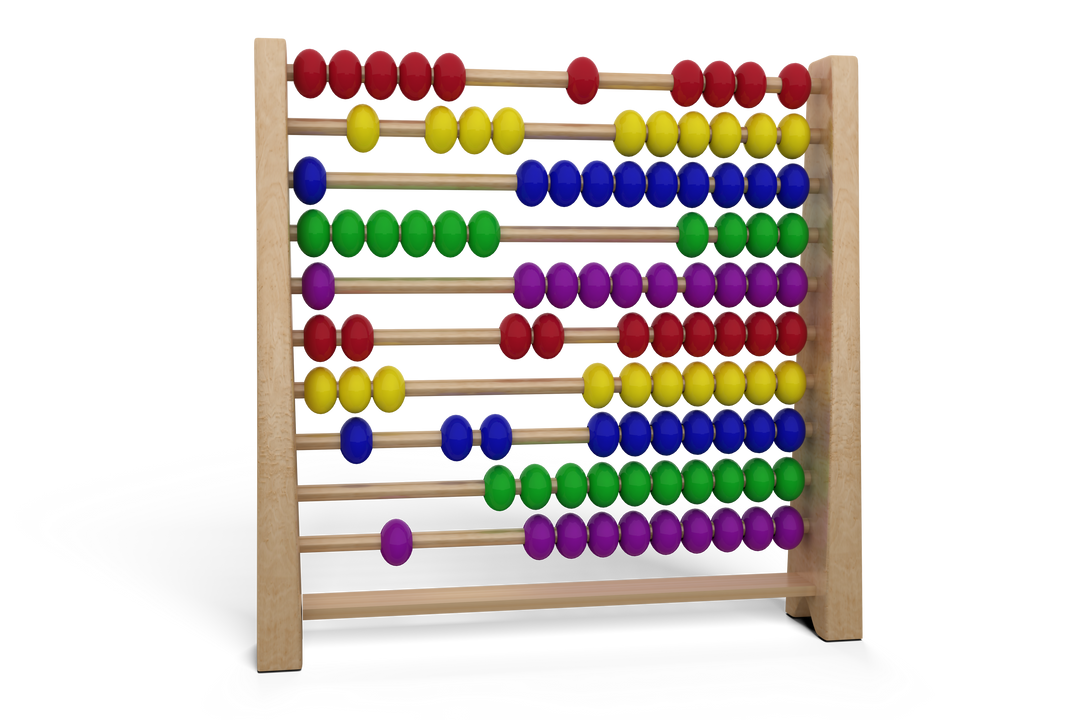 Colorful Abacus On Transparent Background Useful For Educational Materials - Download Free Stock Images Pikwizard.com