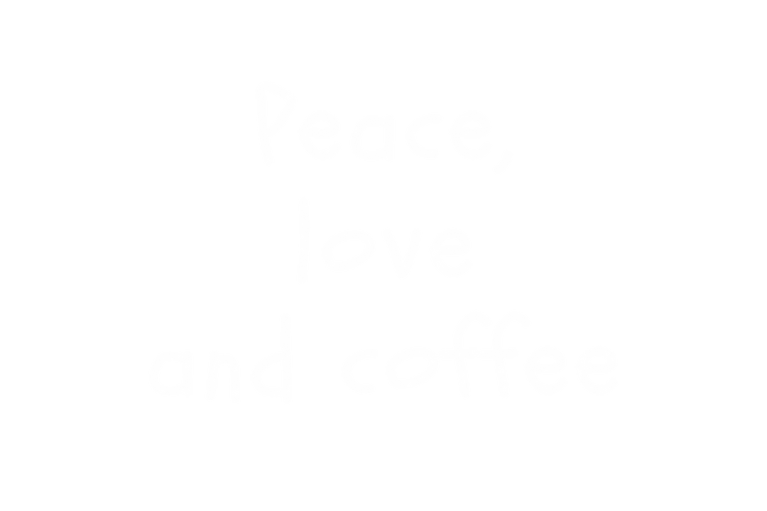 Peace, Love and Coffee Text on Transparent Background - Download Free Stock Images Pikwizard.com