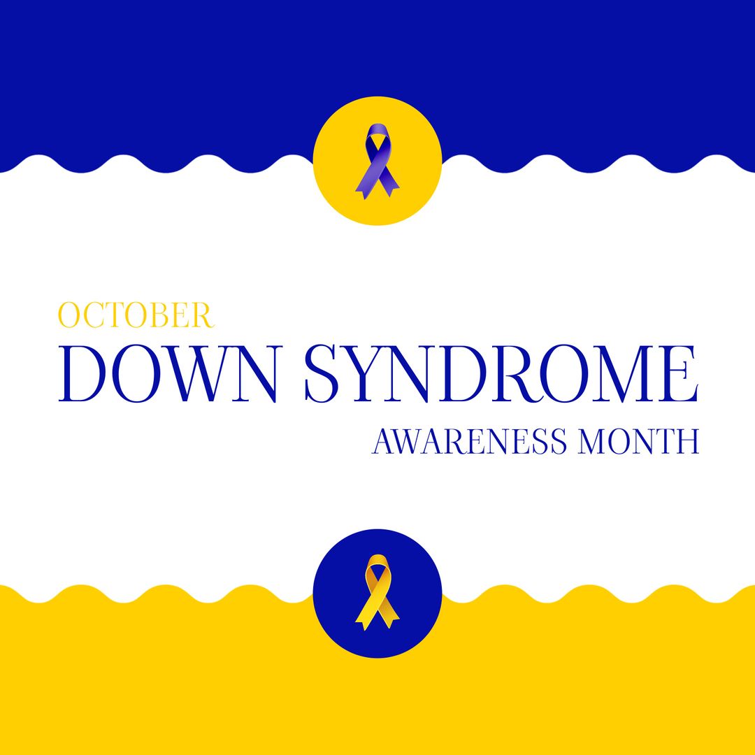 October Down Syndrome Awareness Month Ribbon Design - Download Free Stock Images Pikwizard.com