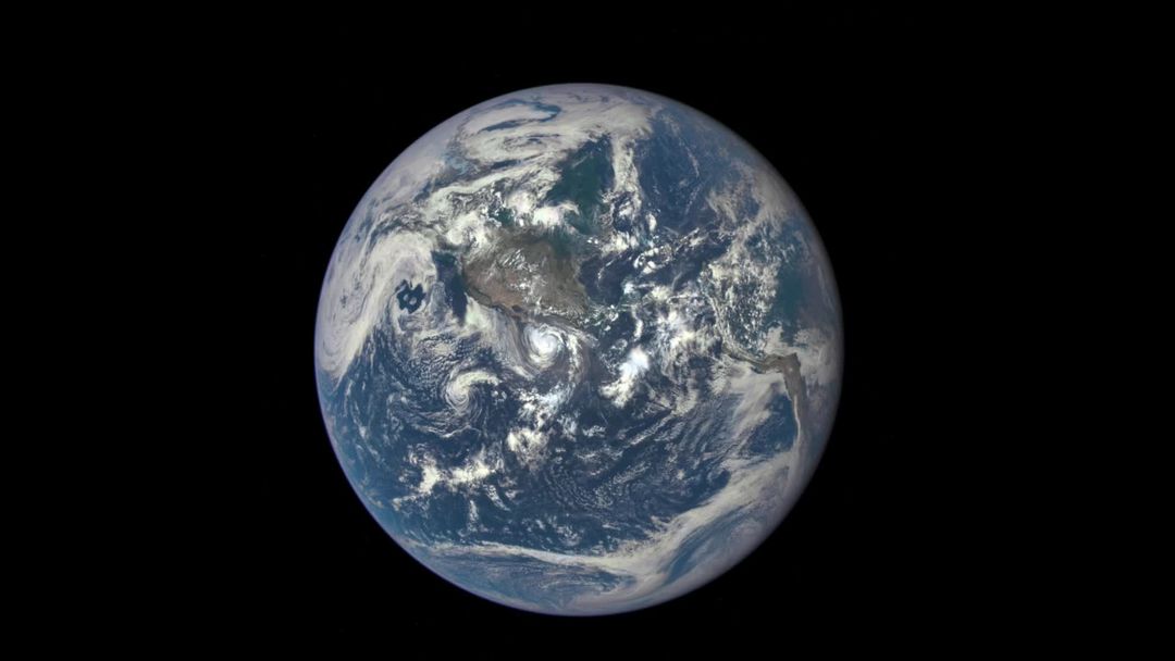 From a Million Miles Away, NASA Camera Shows Moon Crossing Face of Earth - Free Images, Stock Photos and Pictures on Pikwizard.com