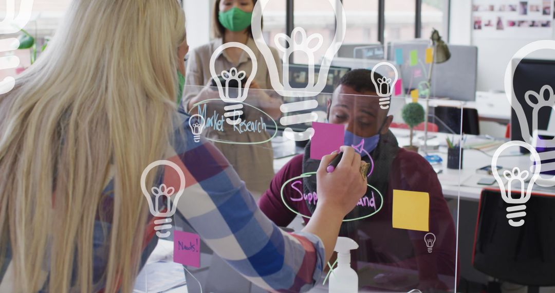 Creative Office Collaboration with Social Media Concepts