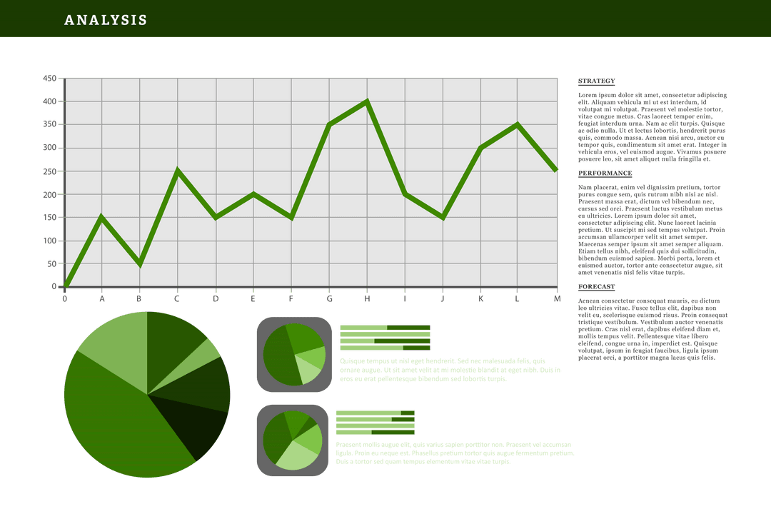 Data Diagrams on Transparent Background for Business Insights