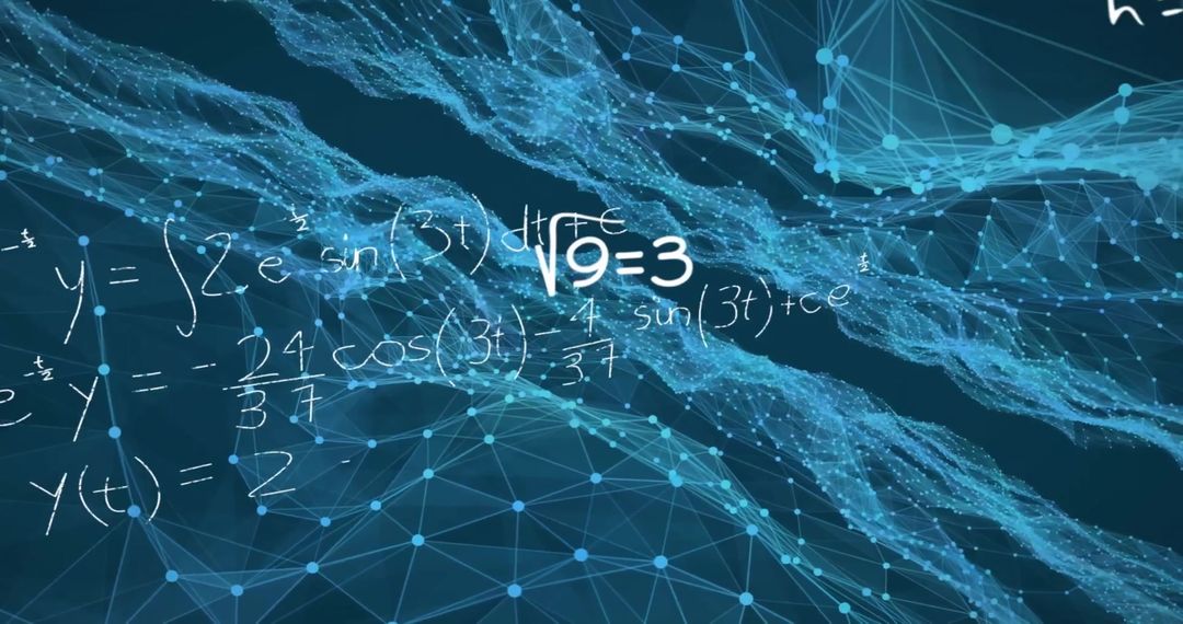 futuristic interface with mathematical formulas visualizing technology concepts - Free Images, Stock Photos and Pictures on Pikwizard.com