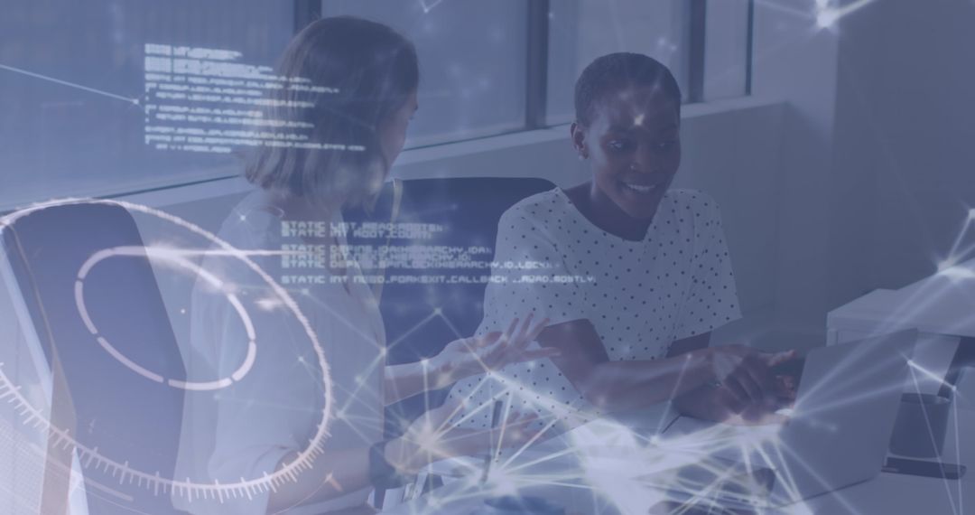 Collaborating Women Debugging Code with Network Graphics Overlay