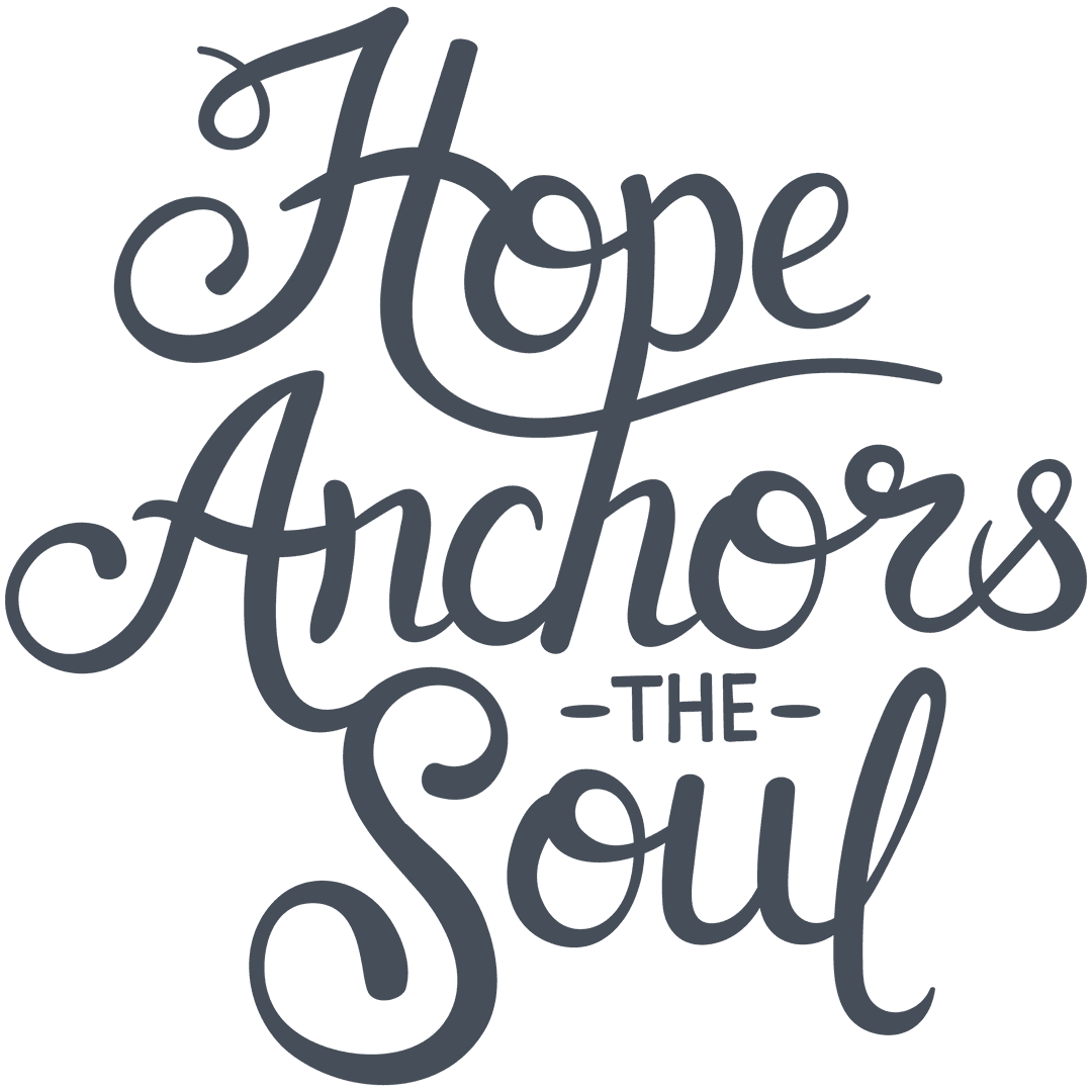 Inspirational Hope Anchors the Soul Illustration on Transparent Background