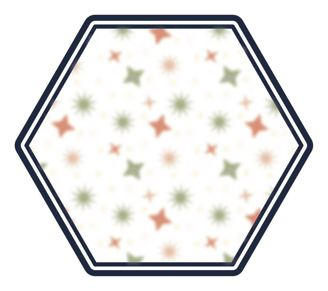 Abstract Transparent Hexagonal Shape with Colorful Stars - Download Free Stock Images Pikwizard.com