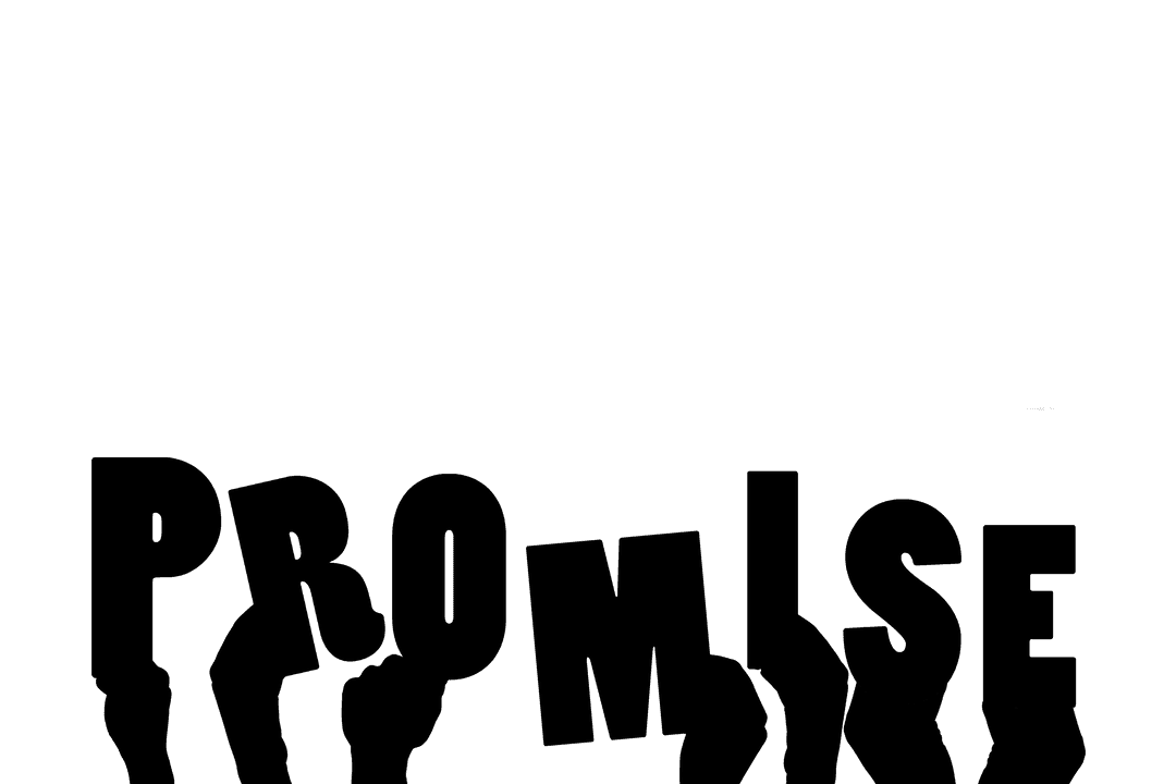 Promise Gesture Illustration on Transparent Background