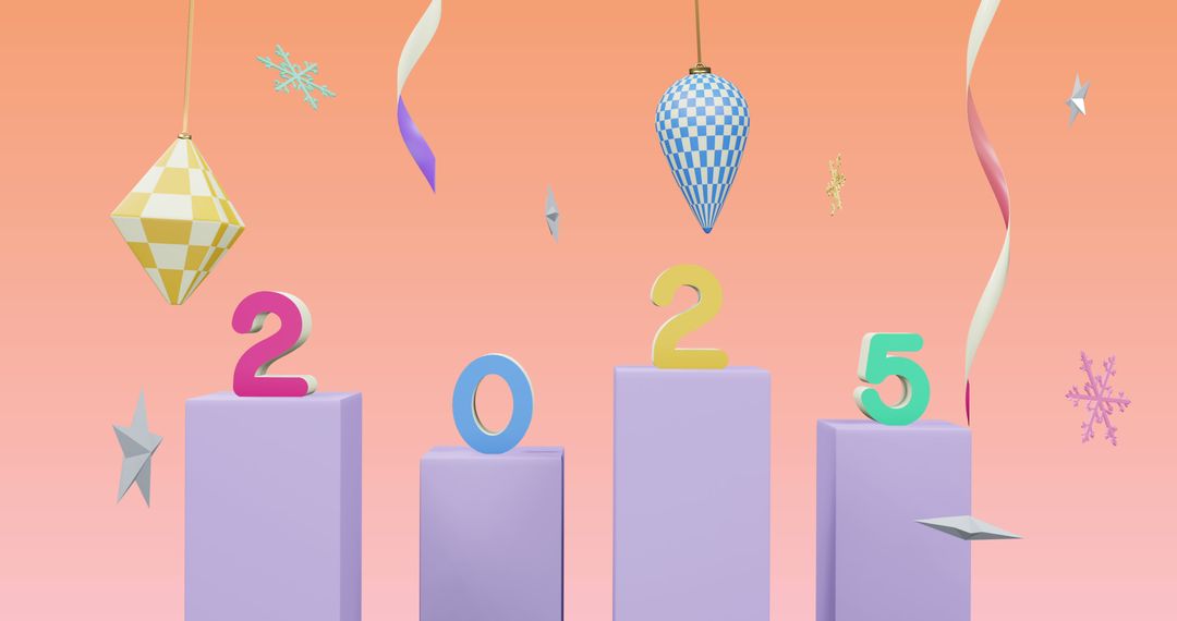 Countdown to 2025 with Festive Holiday Ornaments