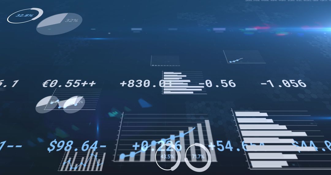 Digital Interface Displaying Dynamic Financial Data