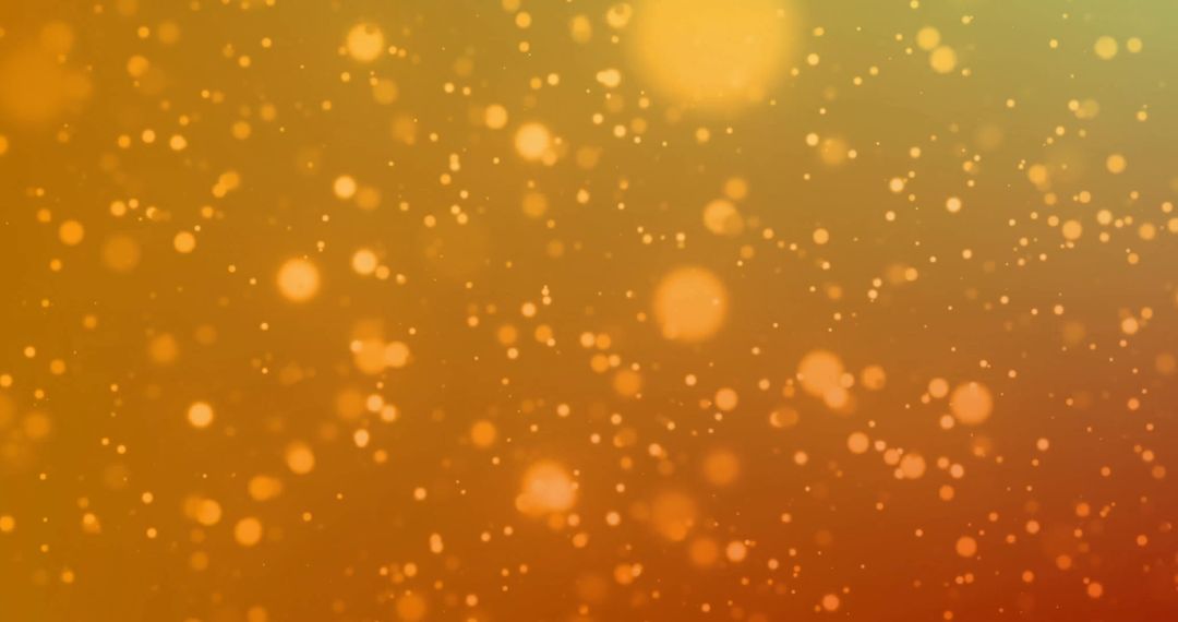 Glowing Orange Light Spots on a Gradient Background