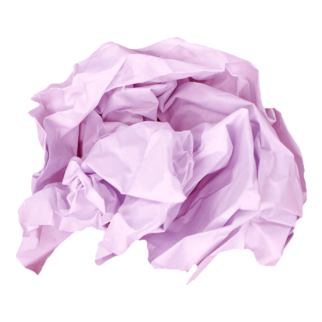 Crumpled Lilac Paper Ball on Transparent Background Isolated - Download Free Stock Images Pikwizard.com