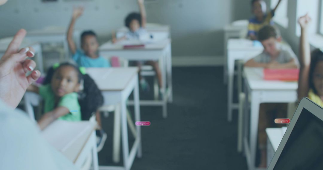 Elementary Students Engaged in Classroom Activity