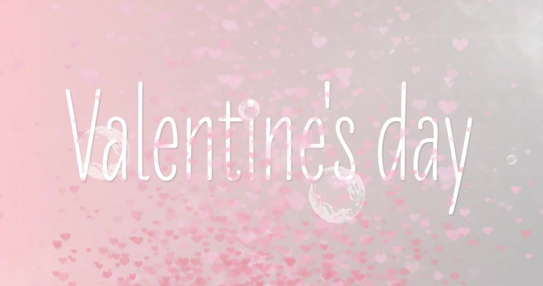 Valentine's Day Message with Heart Design