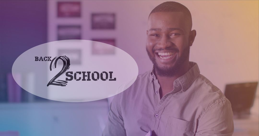 Joyful Teacher Embracing Back to School Season