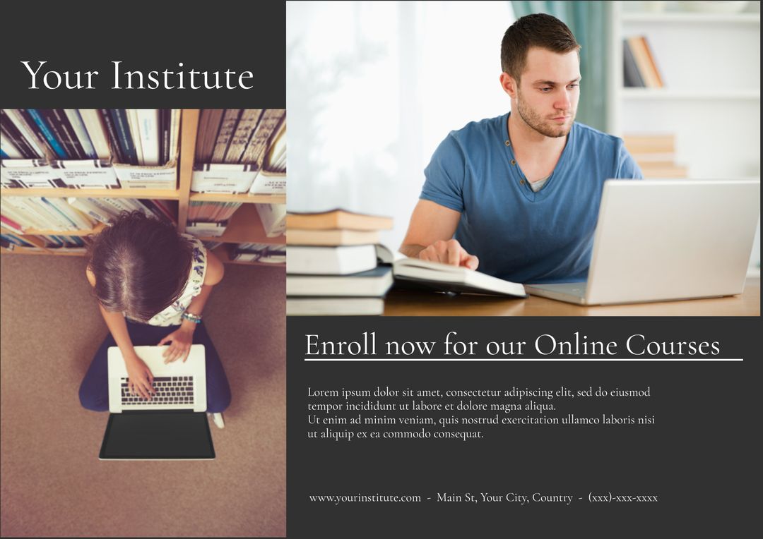 student engaging in online learning with focused study environment - Download Free Stock Images Pikwizard.com