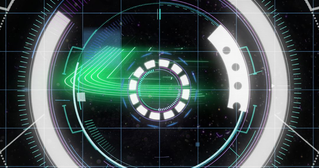 Cybersecurity Concept: Blue Padlock on Digital Circuit Grid