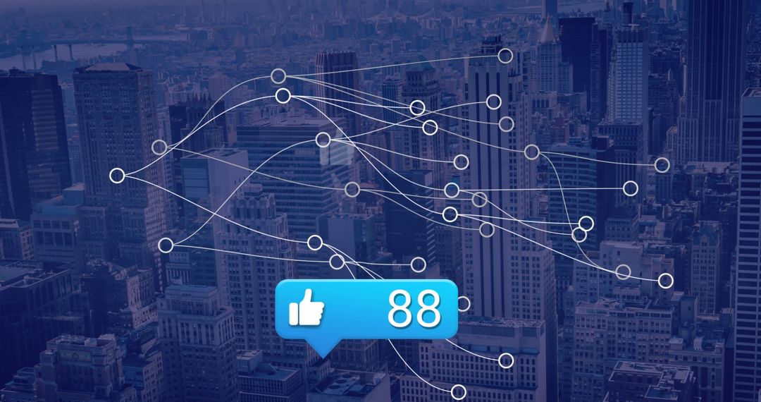 Digital Network and Social Connectivity in Urban Cityscape