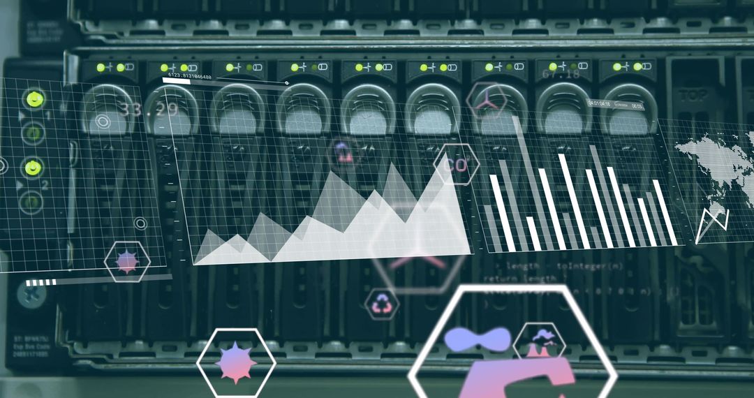 Innovative Digital Interface and Data Processing in Server Room