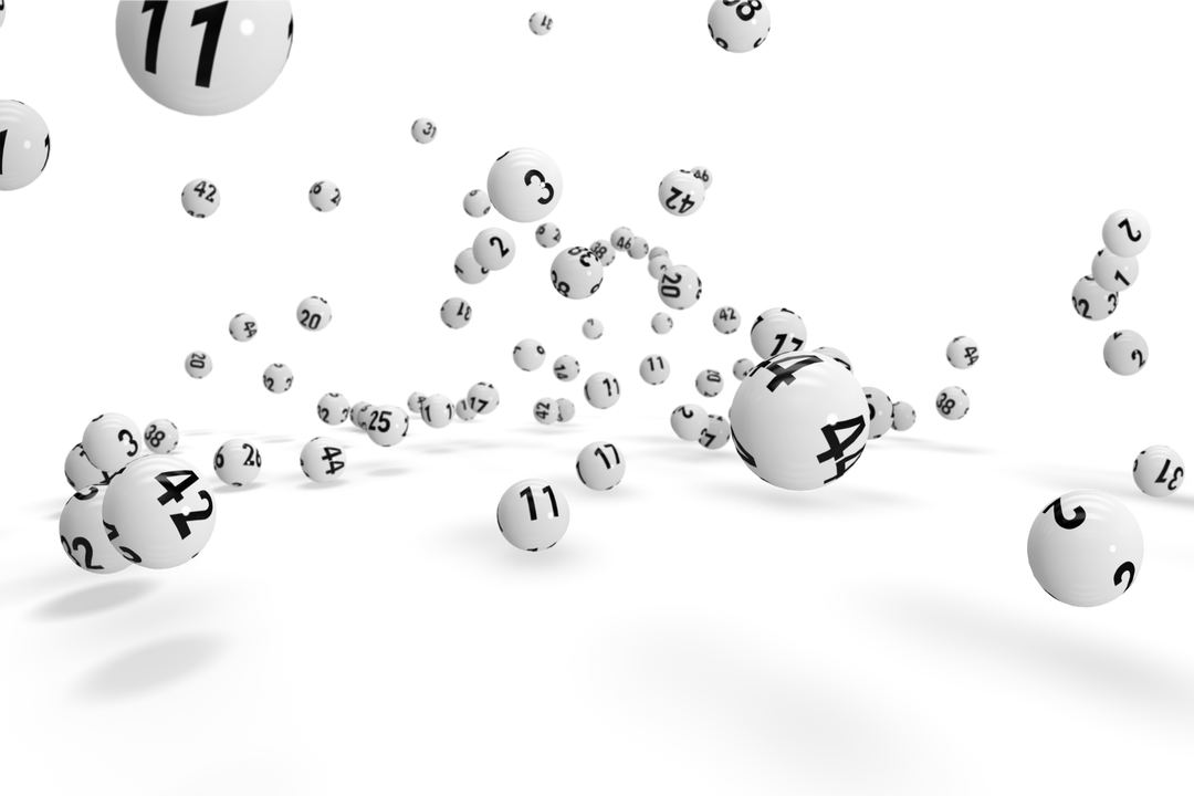 Transparent background with floating white lottery balls - Download Free Stock Images Pikwizard.com