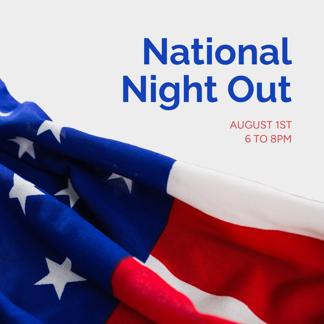 Celebrate Community Spirit with National Night Out Event Announcement - Download Free Stock Templates Pikwizard.com