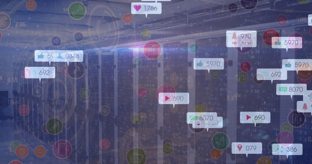 Innovative Fusion of Social Media Icons and Server Technology