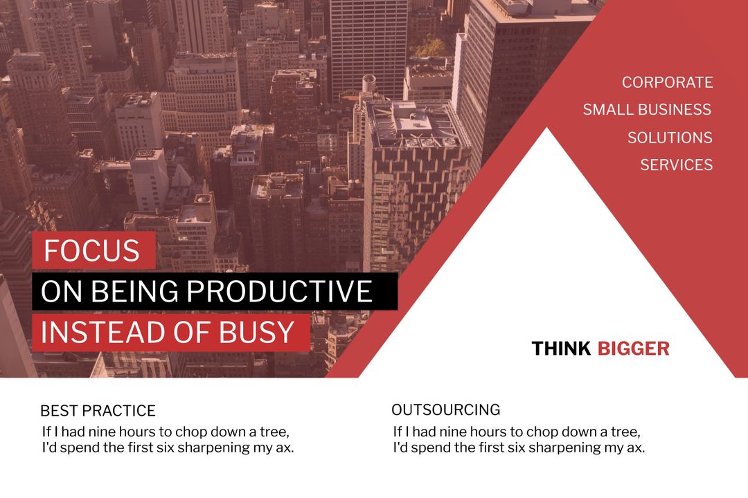 Corporate Efficiency and Productivity Motivational Ad