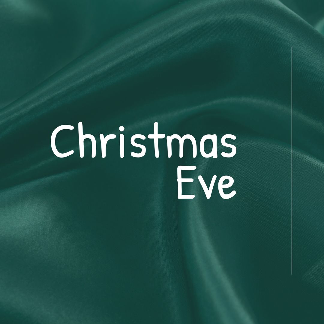 Composition of christmas eve text over green background - Download Free Stock Templates Pikwizard.com