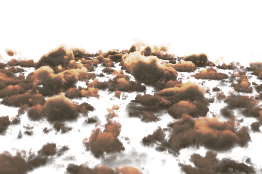 Transparent Storm Clouds Casting Dramatic Shadows