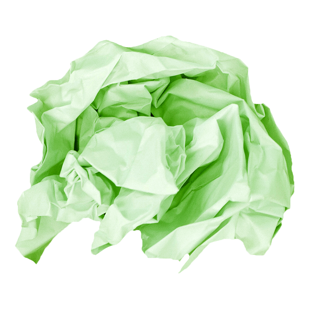 Blank Crumpled Green Paper on Transparent Background - Download Free Stock Images Pikwizard.com