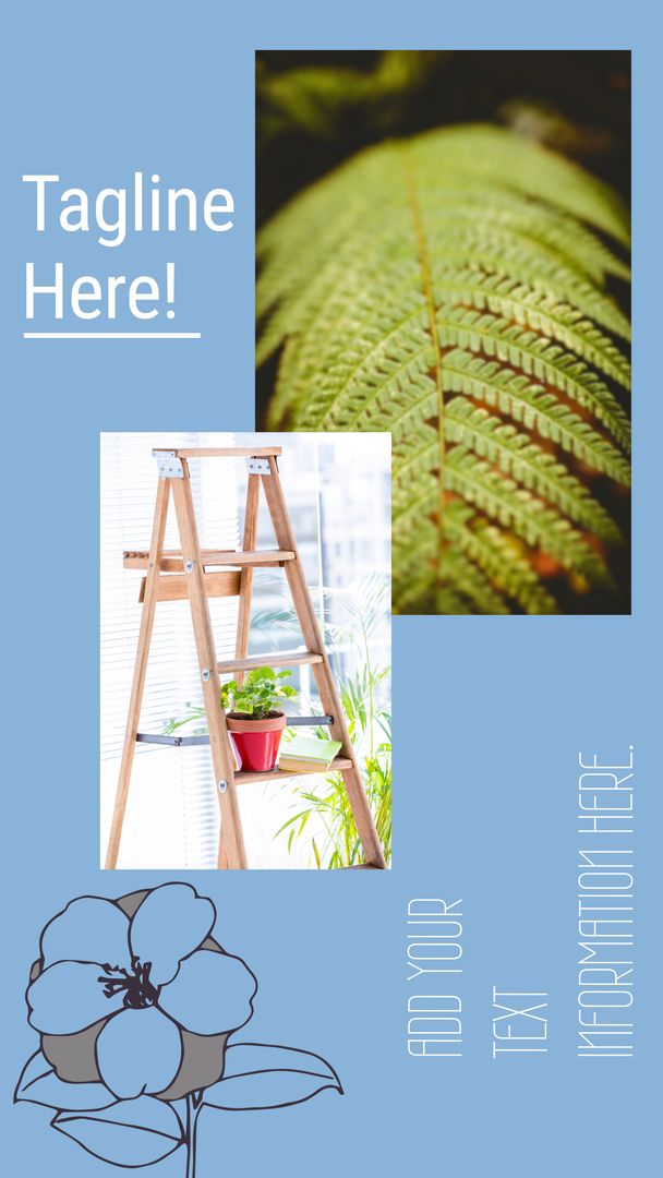 Botanical Themed Poster for Eco-Friendly Branding