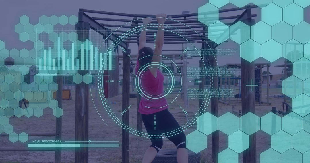 Digital Interface Over Women Exercising on Obstacle Course