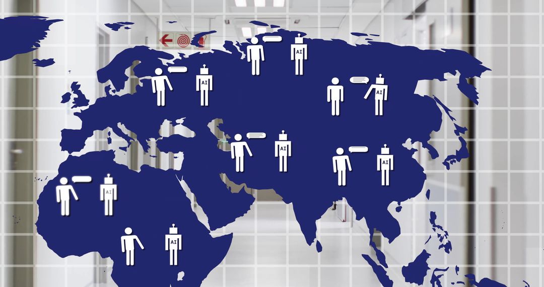 Global Business Connections and Teamwork Concept Visualized