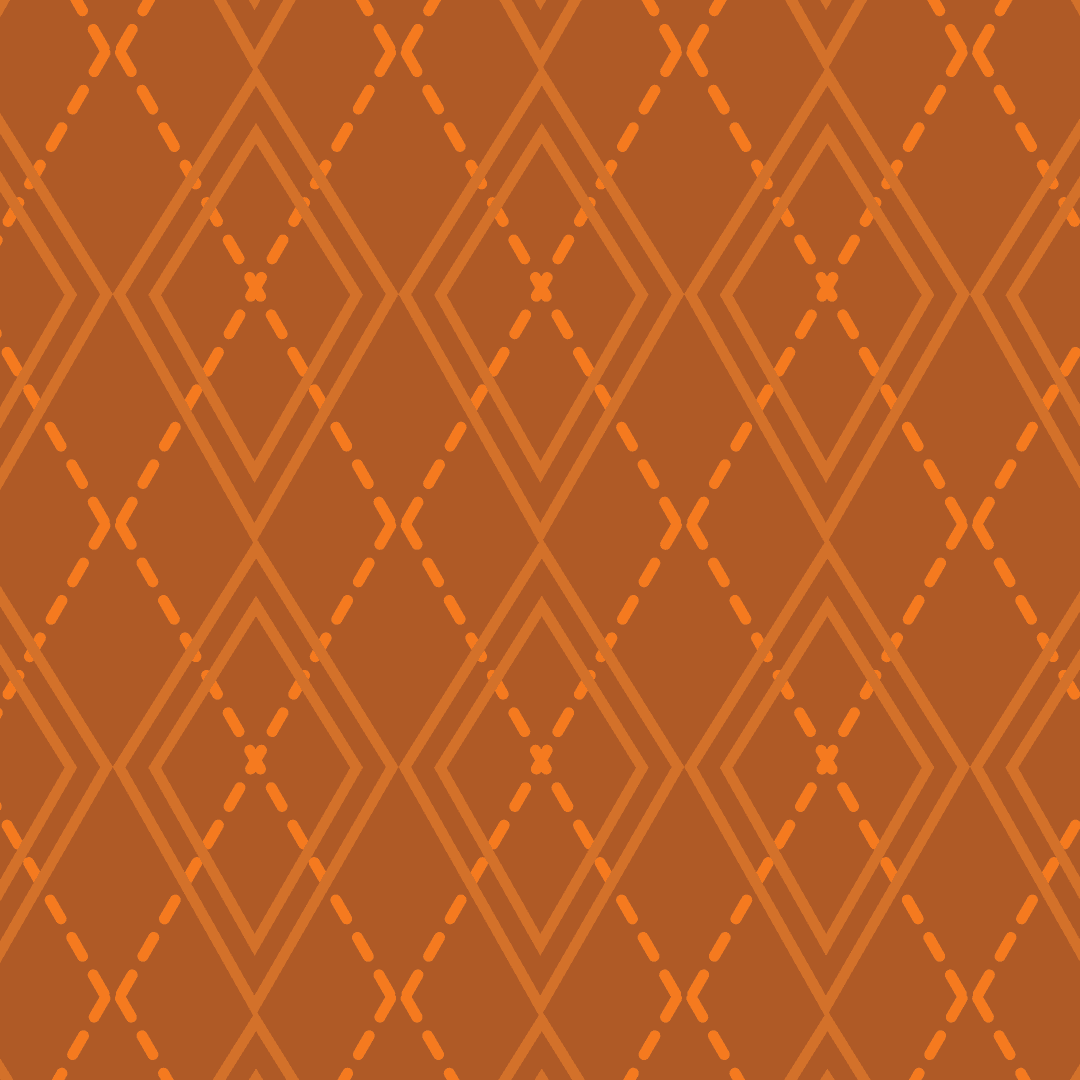 Geometric Diamond Pattern Transparent Orange Brown Vector