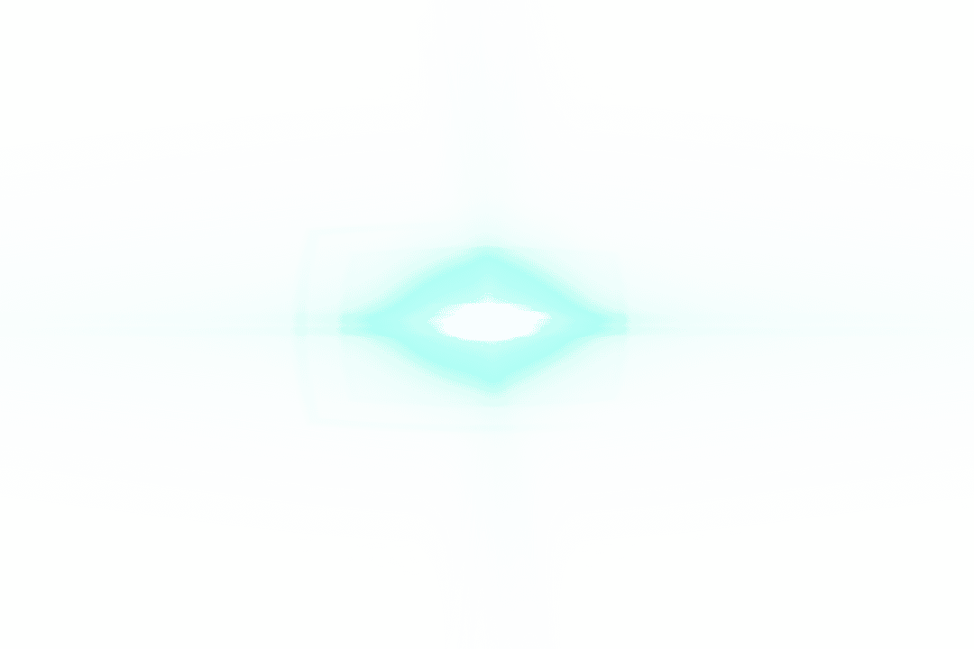 Glowing Abstract Light Trails on Transparent Background