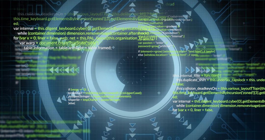 Futuristic Digital Interface with Programming Code Display - Free Images, Stock Photos and Pictures on Pikwizard.com