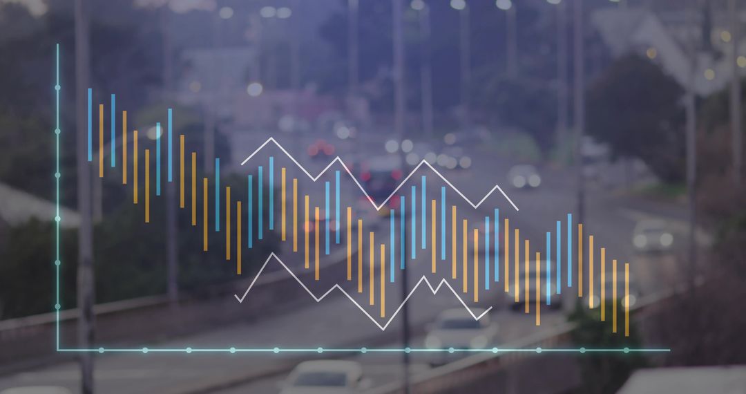 Urban Traffic Analysis with Digital Data Overlay Visualization