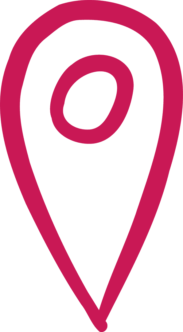 Stylized transparent location marker vector design