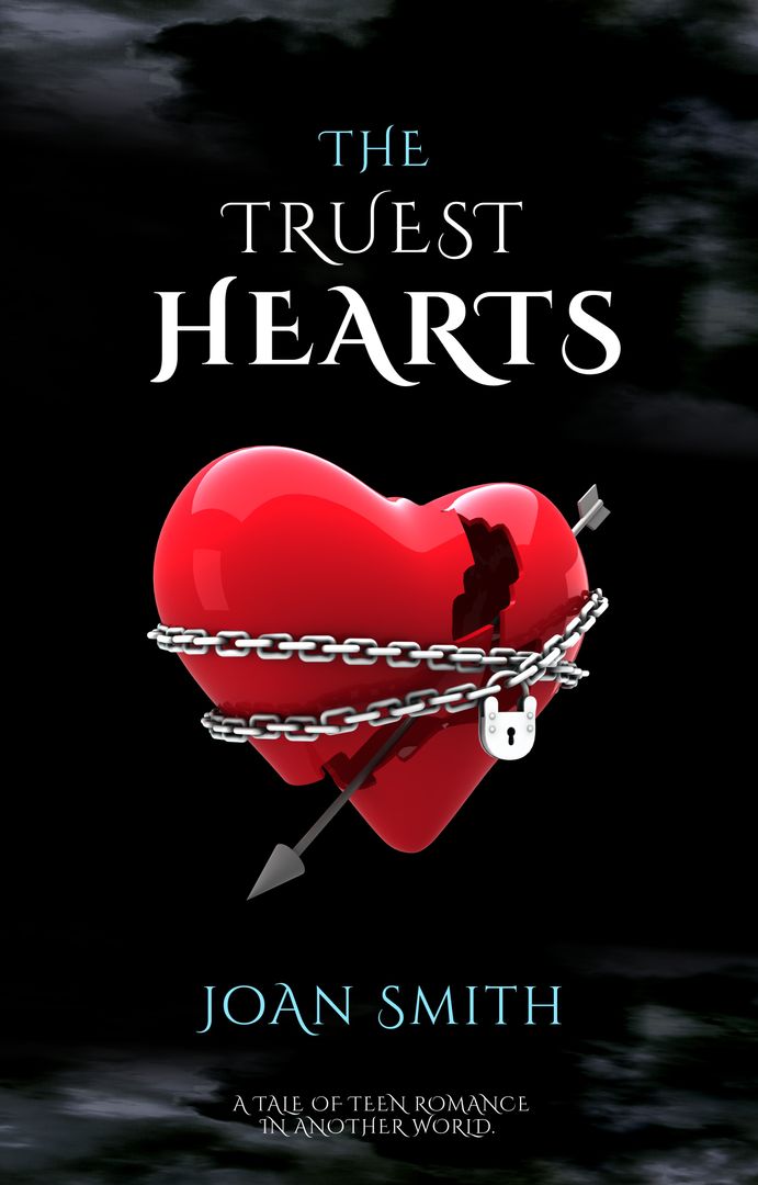 Forbidden Love Romance Book Cover with Heart and Chains in Dark Background - Download Free Stock Templates Pikwizard.com