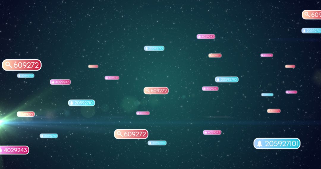 Virtual Social Media Interaction in Starry Digital Universe