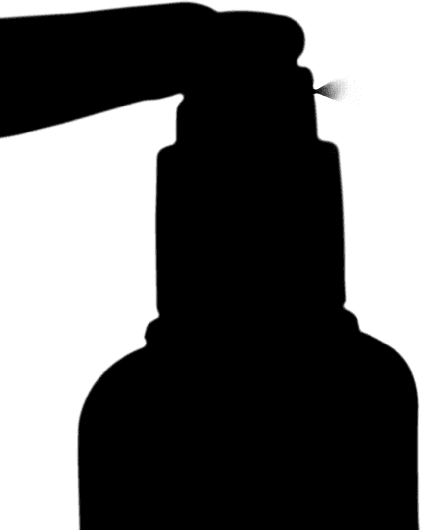 Black Abstract Pattern on Transparent Background Vector Illustration