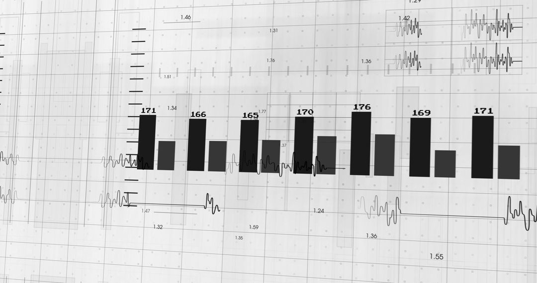 Abstract Financial Data Analysis with Graphs and Numbers