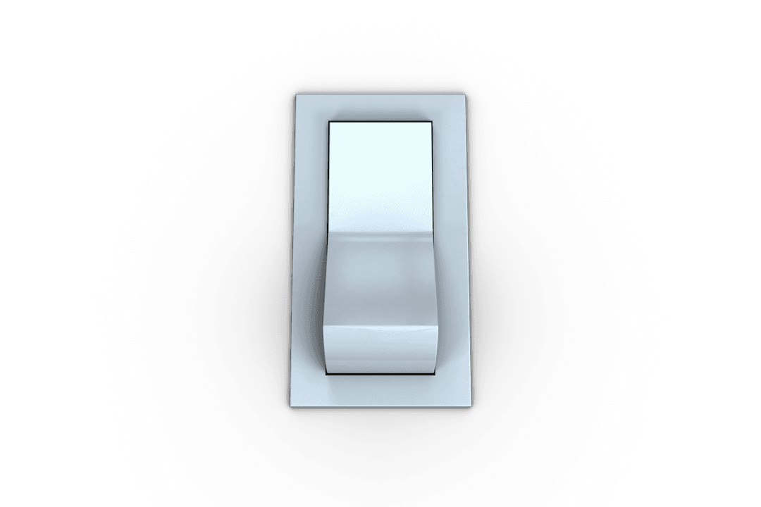 Transparent Background Silver Steel Clasp Digital Illustration