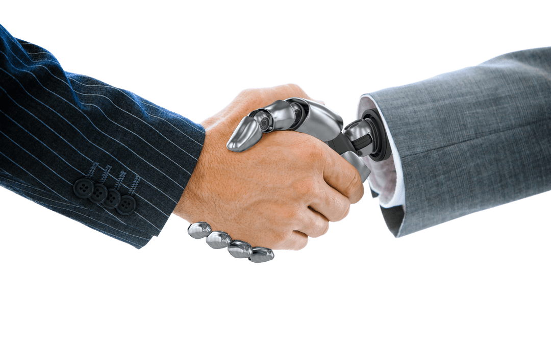Transparent Handshake Between Human and Robot