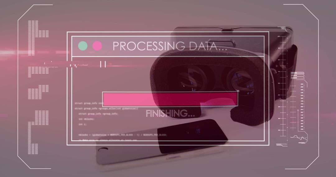 Virtual Reality Data Processing Interface Technology Background