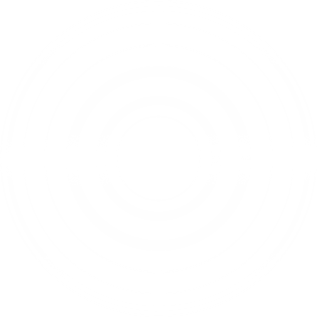 Transparent Circles with White Outline on Clear Background