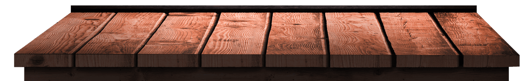 Red Wooden Flooring on Transparent Background for Design Projects